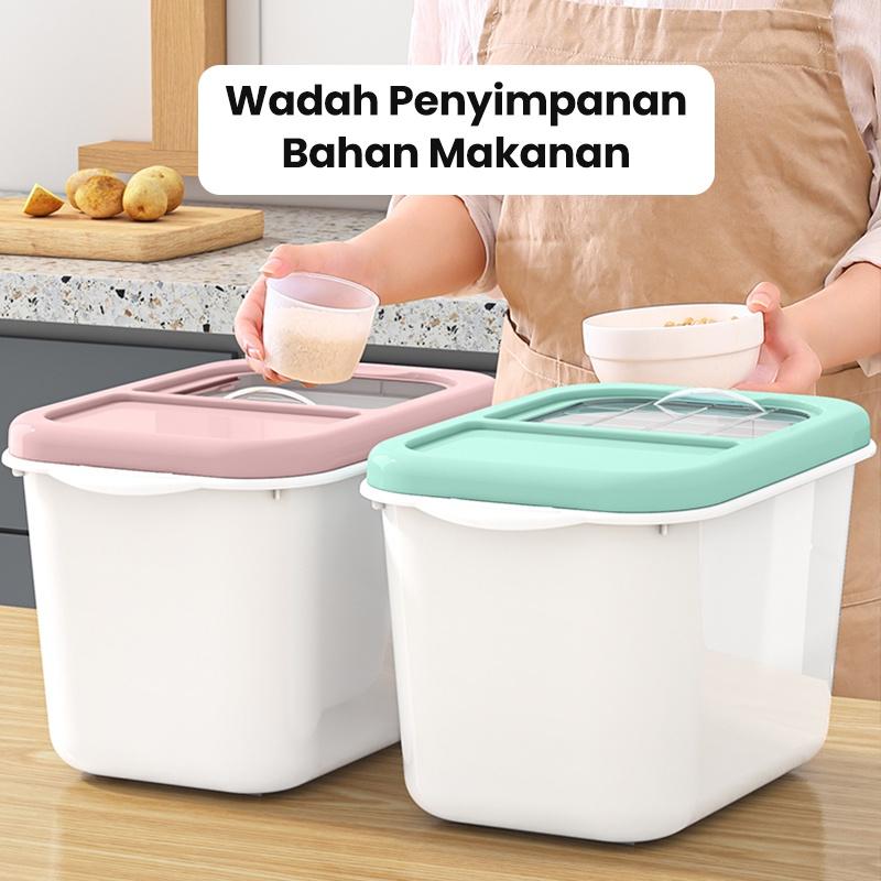 Muzy Rice Box Storage Penyimpanan Beras Tempat Beras Kotak Penyimpanan Beras 5kg, 7,5kg & 10kg HSB148