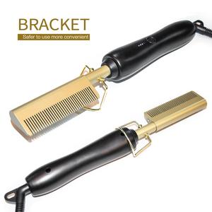 Heated Ceramic Hair Straightener Comb, Fast Heating Hair Straightening Comb, Safety Heating Constant Temperature Hair Straightener Hair Styling Comb, Gift, Hair Styling Tools, Thermal Brush, Salon Equipment