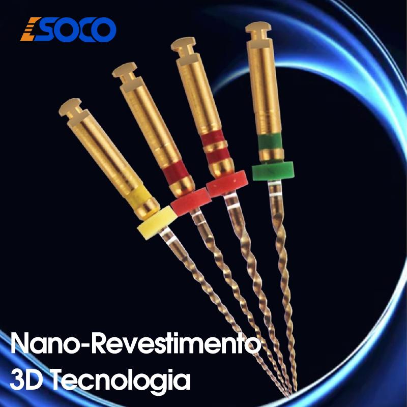 SOCO PRO 6 Pcs/Box Dentist use Dental Nickel Titanium Essential Root Canal File Endodontic Rotary Files dental equipment 3