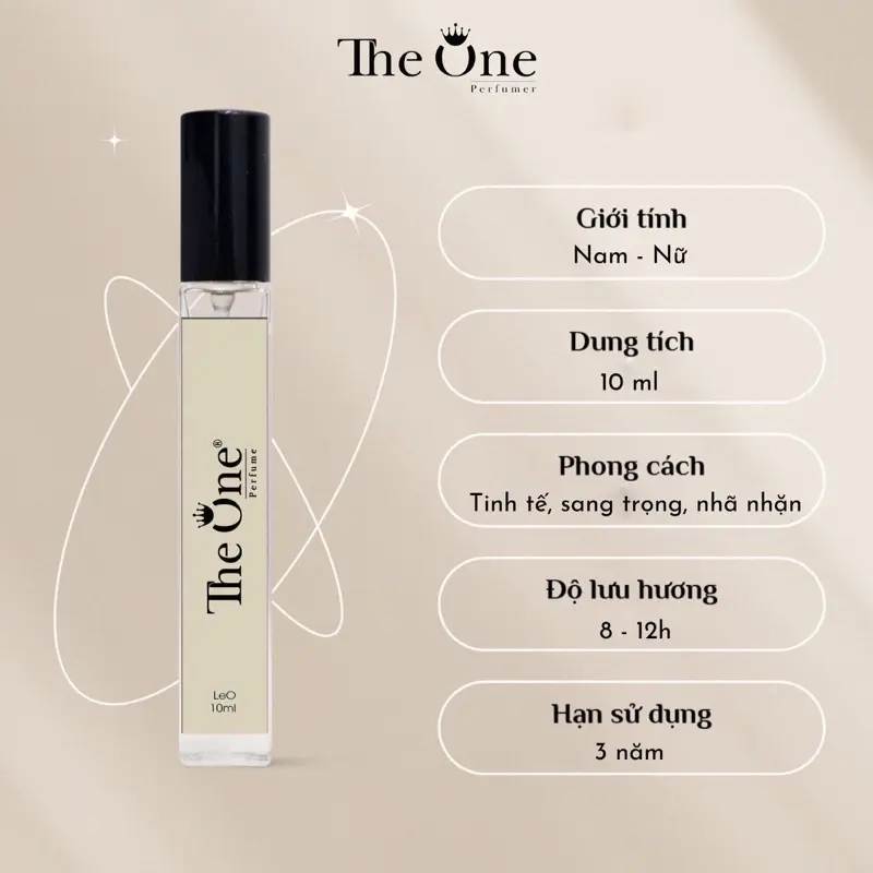 Nước hoa nam nữ The one Leo thơm lâu cao cấp lưu hương 8 đến 12 tiếng Cosmetic Perfume Xịt Thơm