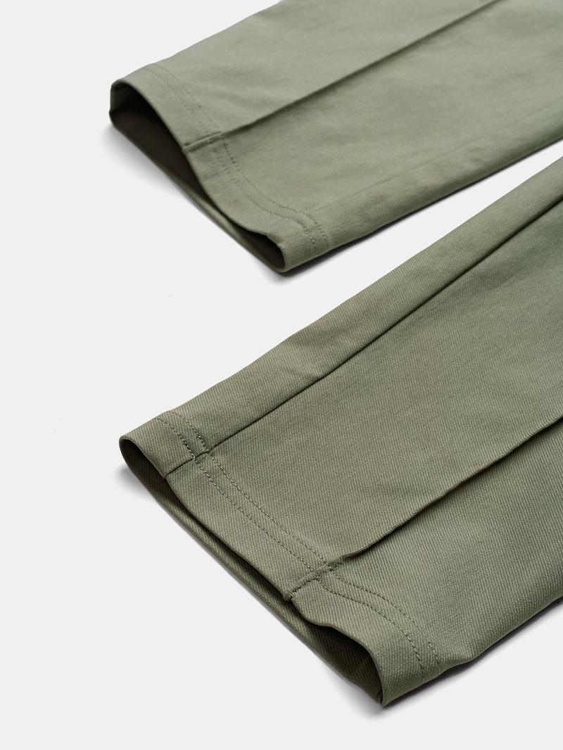 Product Introduction of YOZY Women's Plain Flap Pocket Button Fly Pants, Casual Comfy Trousers for Daily Wear, Ladies Bottoms for All Seasons 7