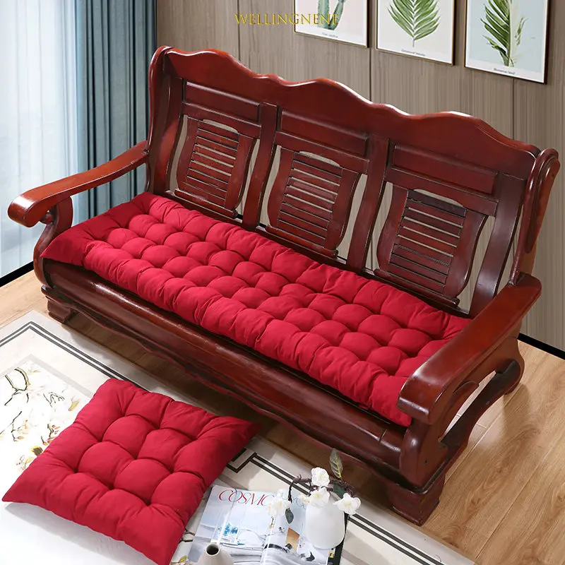 1/2/3 seater sofa seat cushion soft warm tatami mattress solid chair bench Couch Nap pillows home decor