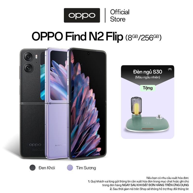 Điện thoại OPPO Find N2 Flip - Tặng Kèm Đèn Ngủ S03 - Hàng chính hãng -Phone Mobile