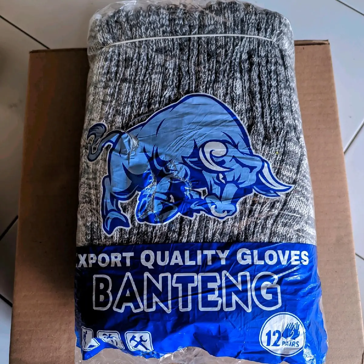 SARUNG TANGAN PANJANG ISI 12 PASANG / SARUNG TANGAN CAP BANTENG / 1 LUSIN / GLOVE / SARUNG TANGAN JUMBO Dewasa