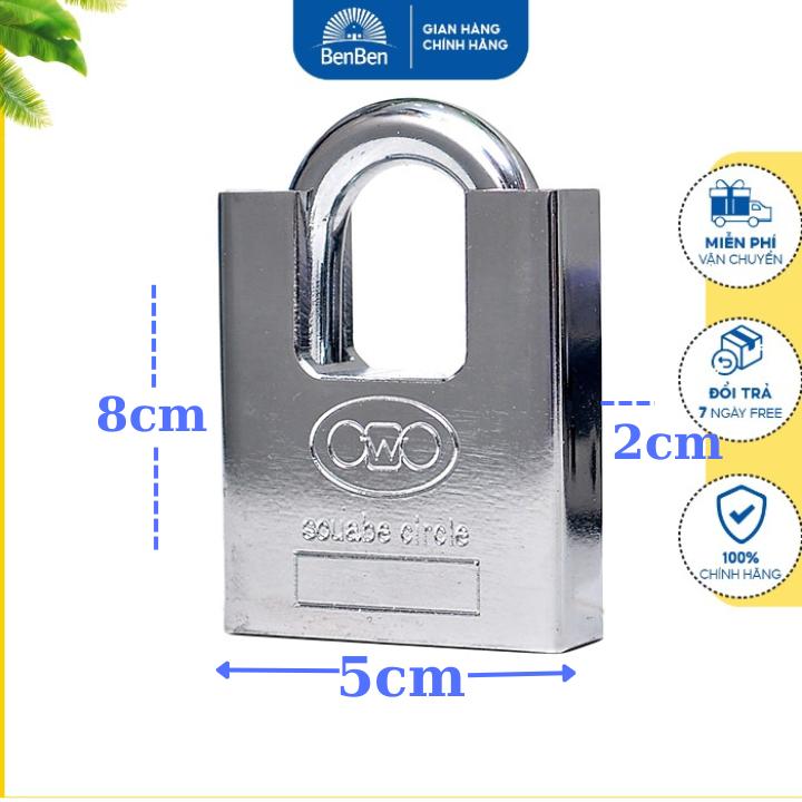 Ổ khóa chống cắt chống trộm size 50F, chuyên dùng khoá nhà khoá cửa khoá cổng - benbenshop