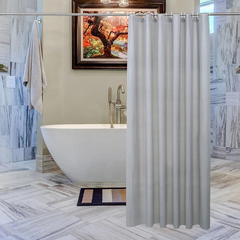 Rèm Tắm Phòng Tắm, Chất Liệu PEVA, Có Móc, 180x180cm, Chống Thấm Nước, Dày Dặn, Phụ Kiện Vòi Hoa Sen Tại Nhà, [Thương Hiệu] [KQ] [Q] 7