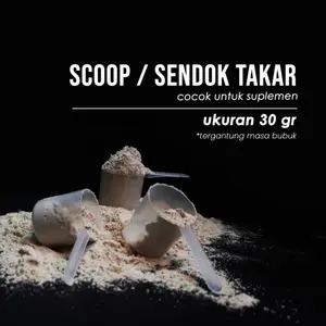 Scoop 30 gram sendok takar whey susu fitness