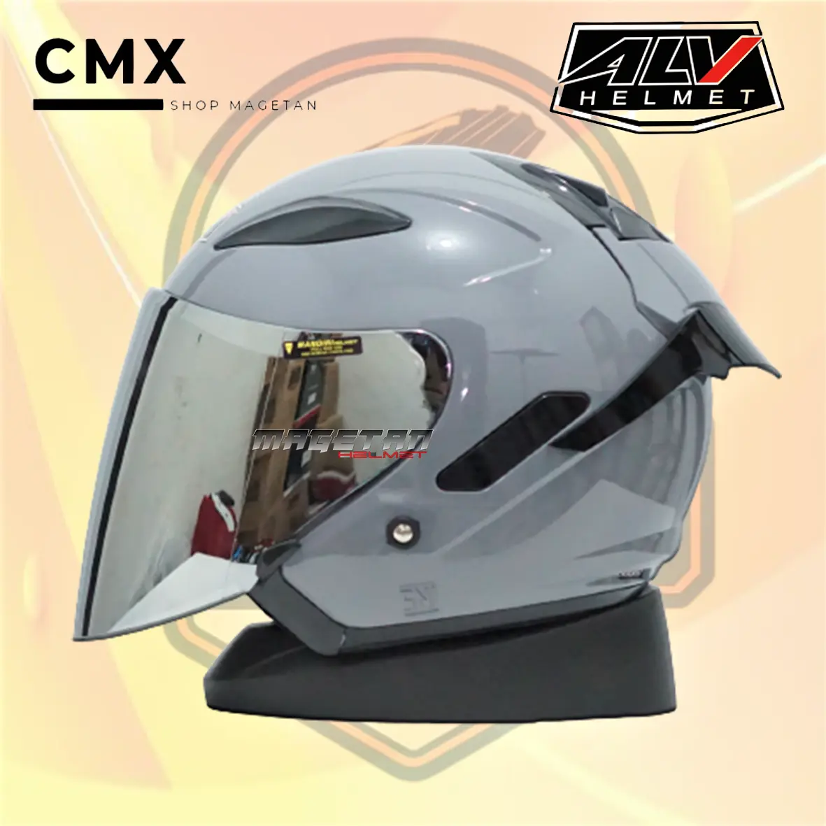 HELM ALV PAKET GANTENG_HELM ALV GALAXI_HELM ALV_HELM_HELM CENTRO Helmet Kaca Motorcycle