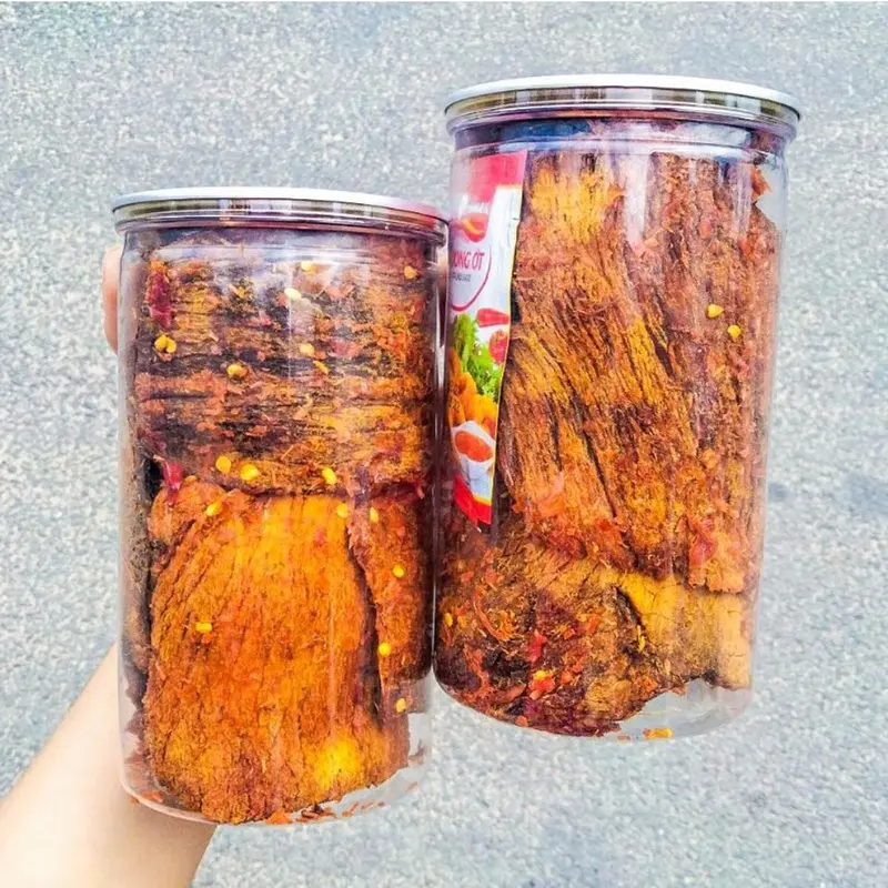 1 Hũ Khô Bò Miếng Mềm Lon Pet 250gr ĐẶC BIỆT FREESHIP