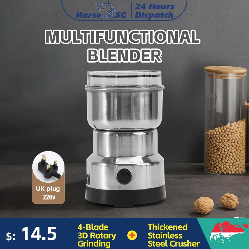 [SG Stock] Multifunctional Blender, Compact & Portable with High-Power Blending, Fine Grinding for Baby Food Preparation