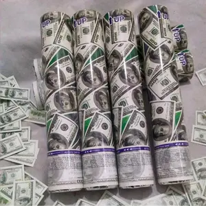 PARTY POPPER DOLLAR / CONFETTY 30CM DOLLAR