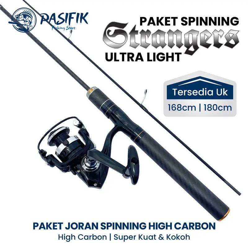 Paket Joran Pancing Strangers Action Ultralight Ukuran