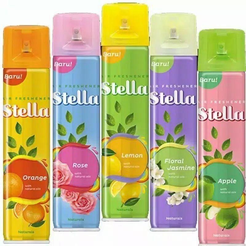 Pengharum ruangan Spray Stella Home Semprot Botol 200ml Air Freshener Spray Aerosol 1