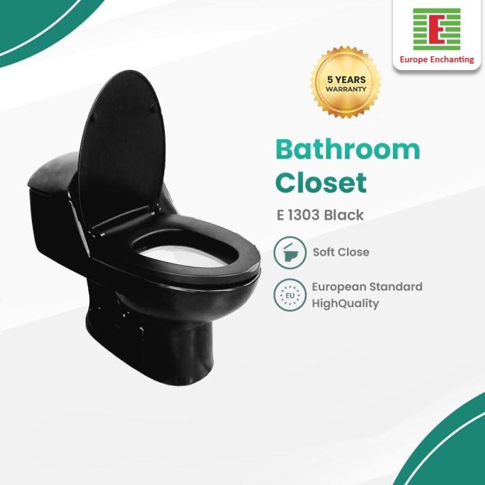 Product Introduction of Toilet / Kloset Duduk Keramik Hitam Europe Enchanting E1303 Black 0