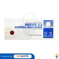 Gambar MAINTATE 2.5 MG BOX 30 TABLET dari Apotek Dande Farma by GoApotik Kota Surabaya 2 Tokopedia