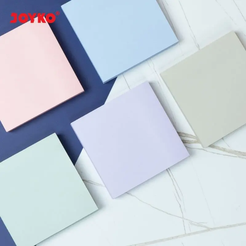 MEMO STICK MORANDI COLOR | STICKY NOTE KERTAS JOYKO MMS-30 | MEMO TEMPEL | PEMBATAS KERTAS 100 SHEETS 75 X 75 Gsm 3
