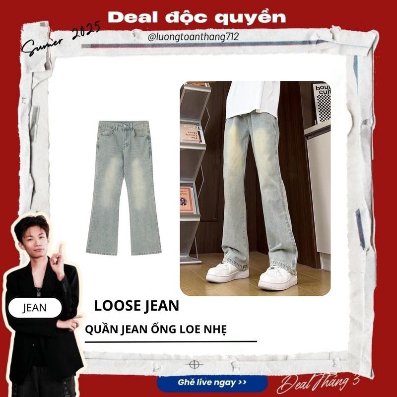 JONATO x Lương Toàn Thắng Quần jean loe nhẹ hack dáng che khuyết điểm j096