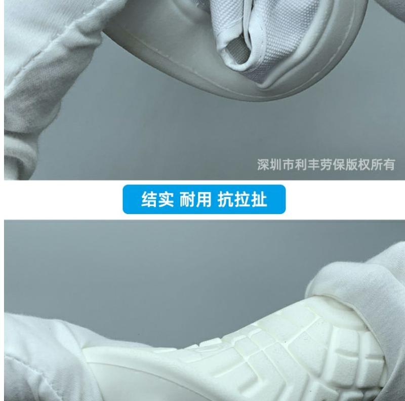Product Introduction of Anti-Static Shoes Labor Protection Canvas Shoes Men's and Women's Work Mesh Summer Dust-Free Lightweight Four-Hole Workshop Breathable Anti-Static Slippers 9