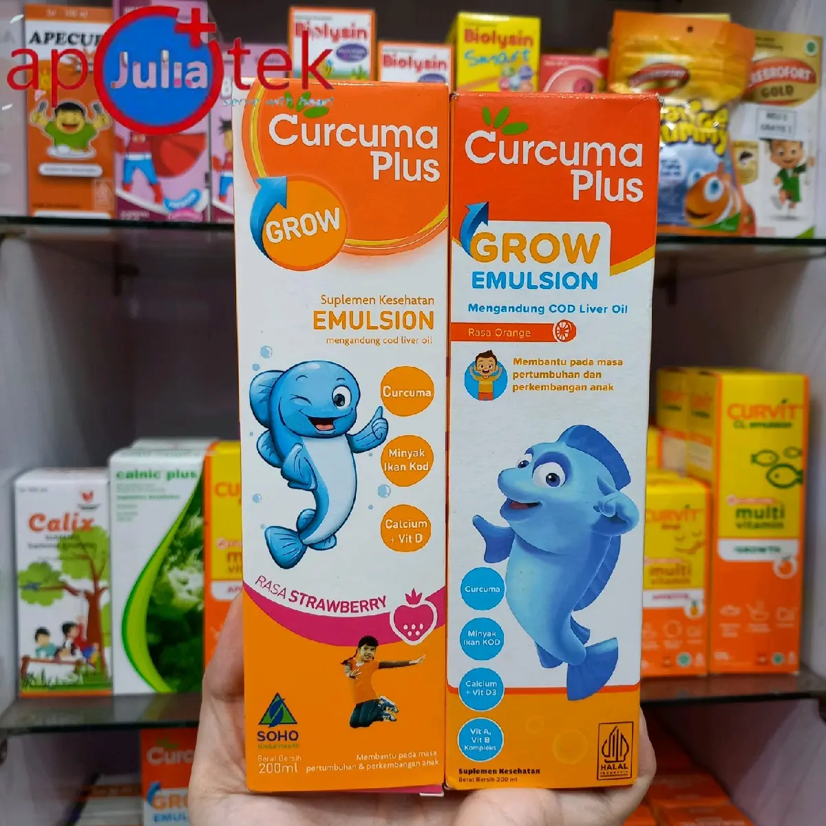 Curcuma Plus Grow Emulsion (Mengandung COD Liver Oil)
