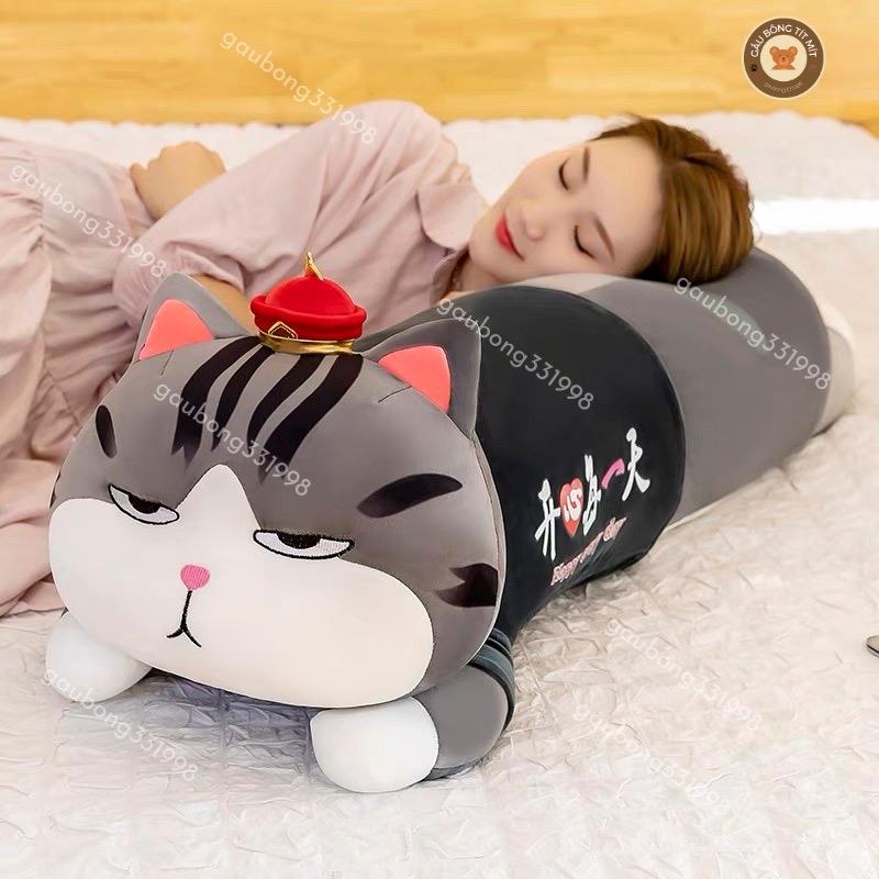 Gấu bông Mèo Hoàng Thượng siêu đẹp, vải co dãn, dễ ôm , mềm mại Thú Bông Đồ Chơi Thú Nhồi Bông Toy