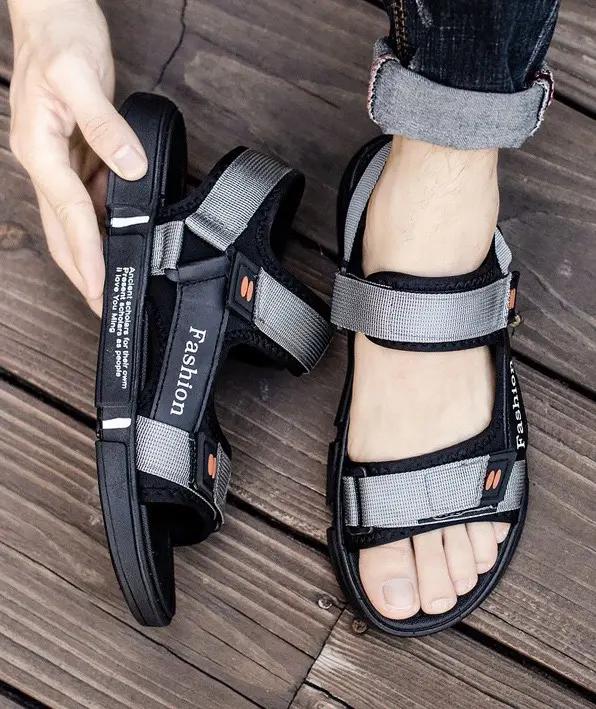 Sandal đan nam - Dép quai hậu học sinh Fashion 2 quai thời trang 5