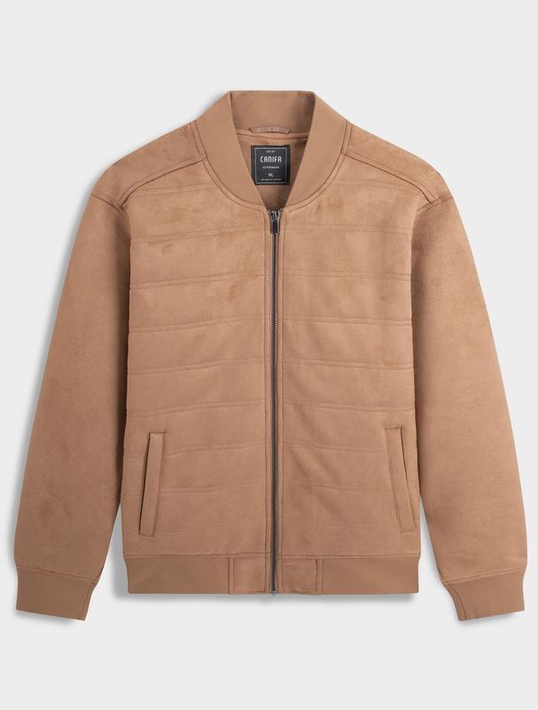 Áo khoác bomber nam da lộn CANIFA 8OT23W009