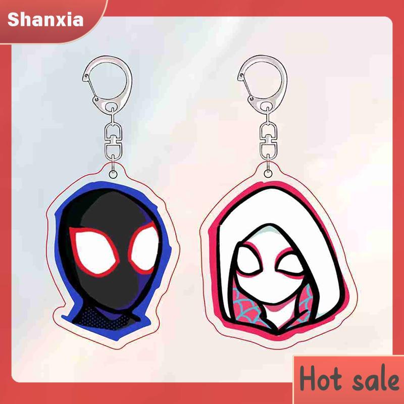 Product Introduction of Loket Rantai Kunci Spider Man Kartun, Rekaan Comel, Hadiah Mainan Beg galas Pasangan Kucing Lucu, Sesuai untuk Beg Aksesori, Rantai Kunci Loket, Hebat sebagai Hadiah Bead 11