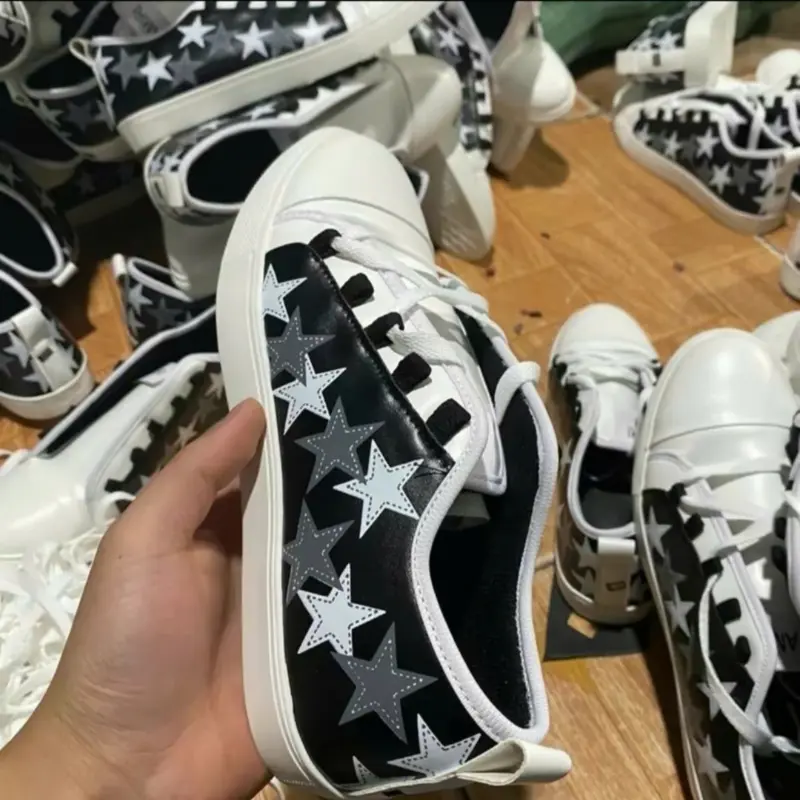 Giầy sneaker họa tiết ngôi sao full size nam nữ 36-43 1