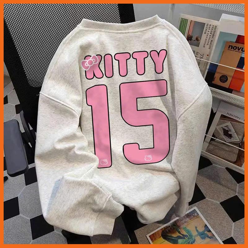 Product Introduction of Áo sweater nỉ form rộng chất nỉ in hình Shin ôm cún phong cách Hàn Quốc cho nữ 13