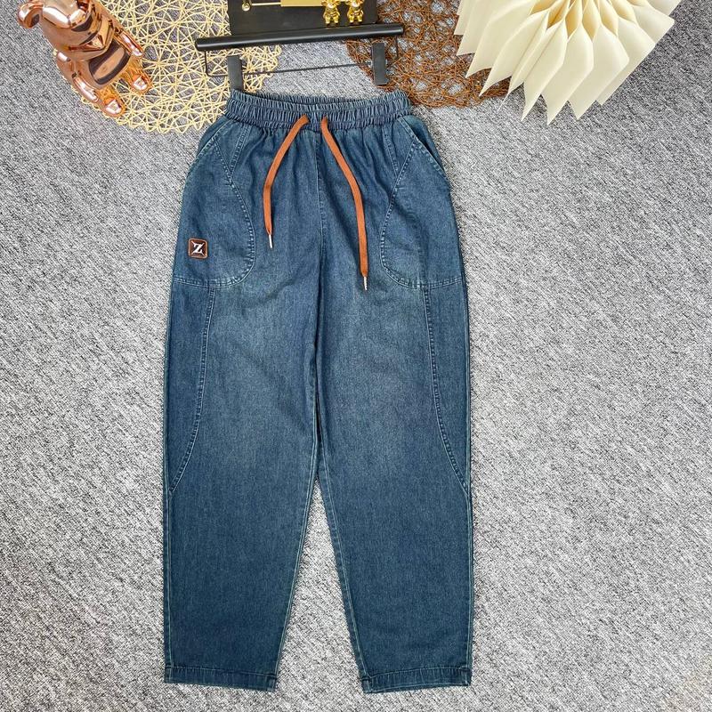 Quần jeans mềm dáng baggy chuẩn dáng có size đến 75kg 6