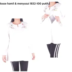 Blouse Hamil & Menyusui Putih 1832