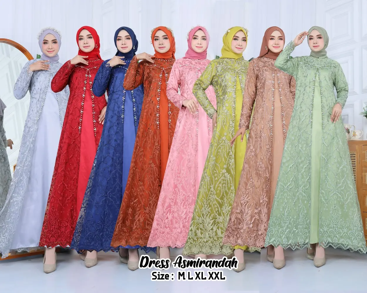 Gamis Pesta Mewah Wanita Muslim / Gamis Pesta Modern / Gamis Kondangan Wanita / Gamis Kekinian / Baju Gamis Wanita Payet Brokat Cantik Mutiara Panjang Velvet Dress Masker Motif