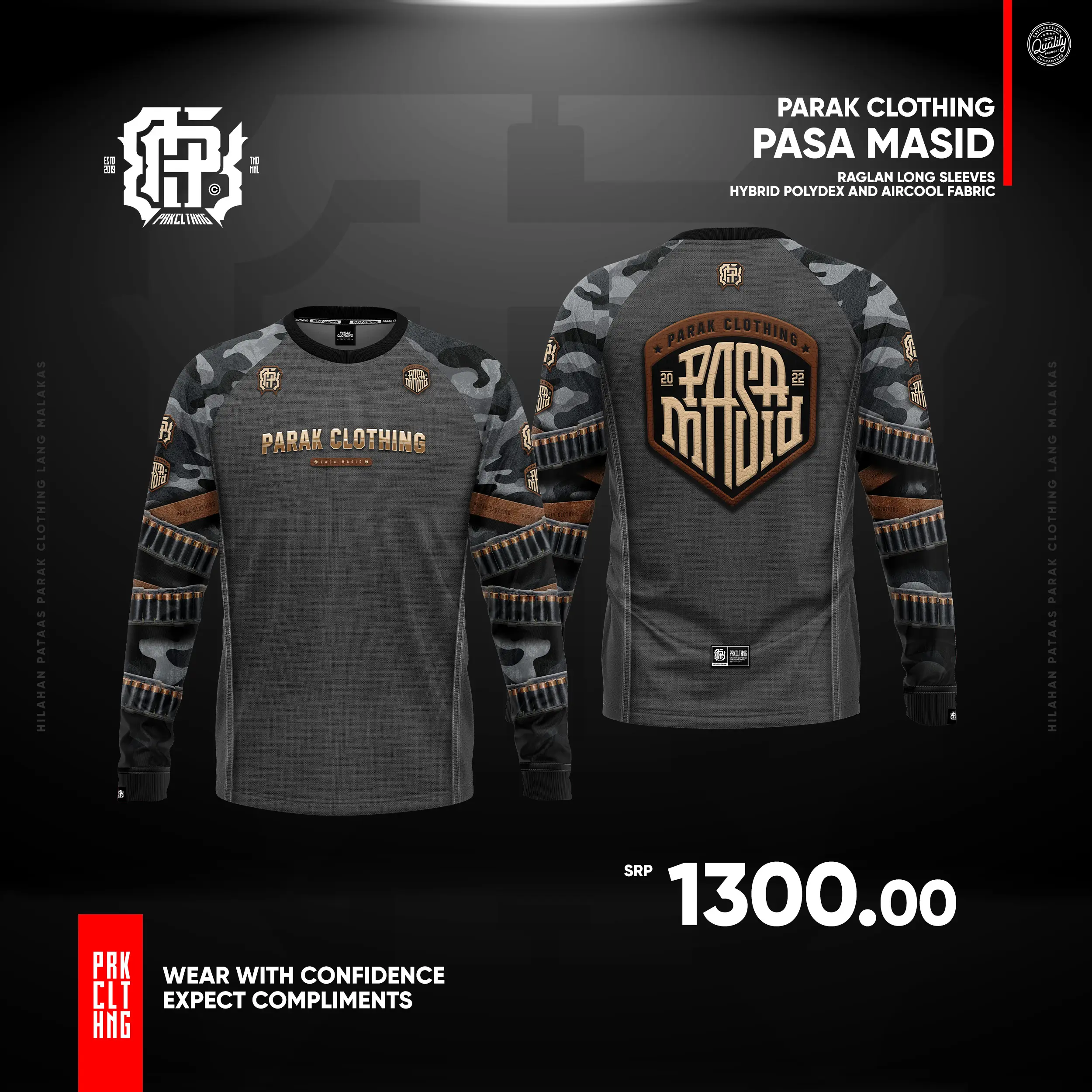 Parak Clothing Pasa Masid Raglan hybrid Polydex and Aircool cycling ...