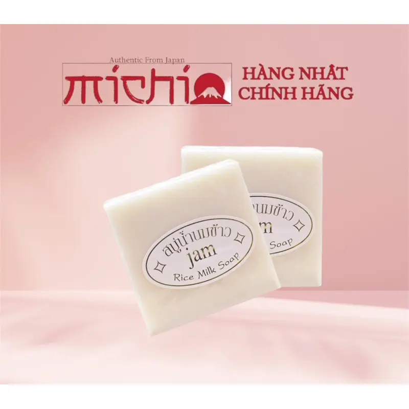 Xà Phòng Cám Gạo Thái Lan JAM RICE MILK SOAP 65gr