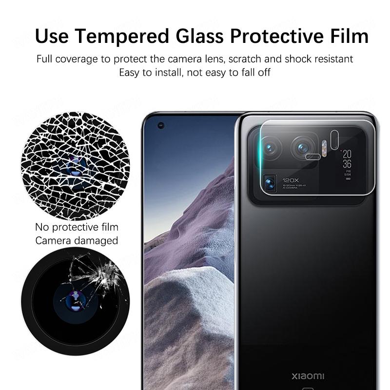 Product Introduction of Bảo Vệ Ống Kính Kính Cường Lực, Dành Cho Xiaomi Mi 11 Ultra 5G, Phim Bảo Vệ Camera Mặt Sau Trong Suốt HD 14