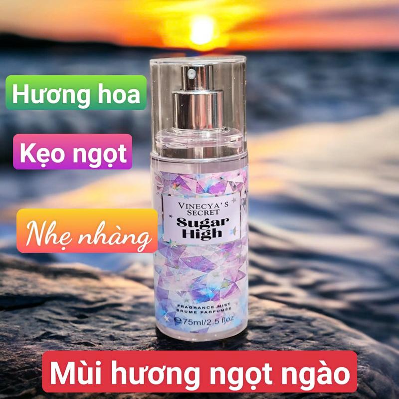 Product Introduction of Xịt Thơm Body Mist Unisex Quyết Rũ Ngọt Ngào Hương Thơm Dài Lâu 75ml 9