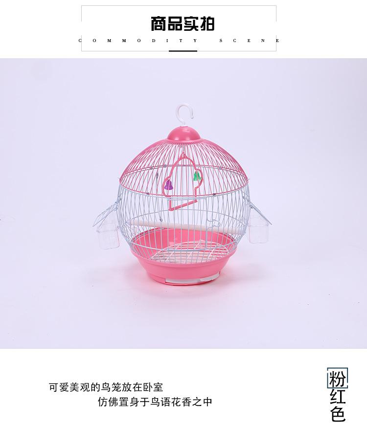 Product Introduction of Dayang Bird Cage, Round Ball Ornamental Wire Bird Cage, Bird's Nest, Eastern Cage, Parrot Cage, Starling Cage 8