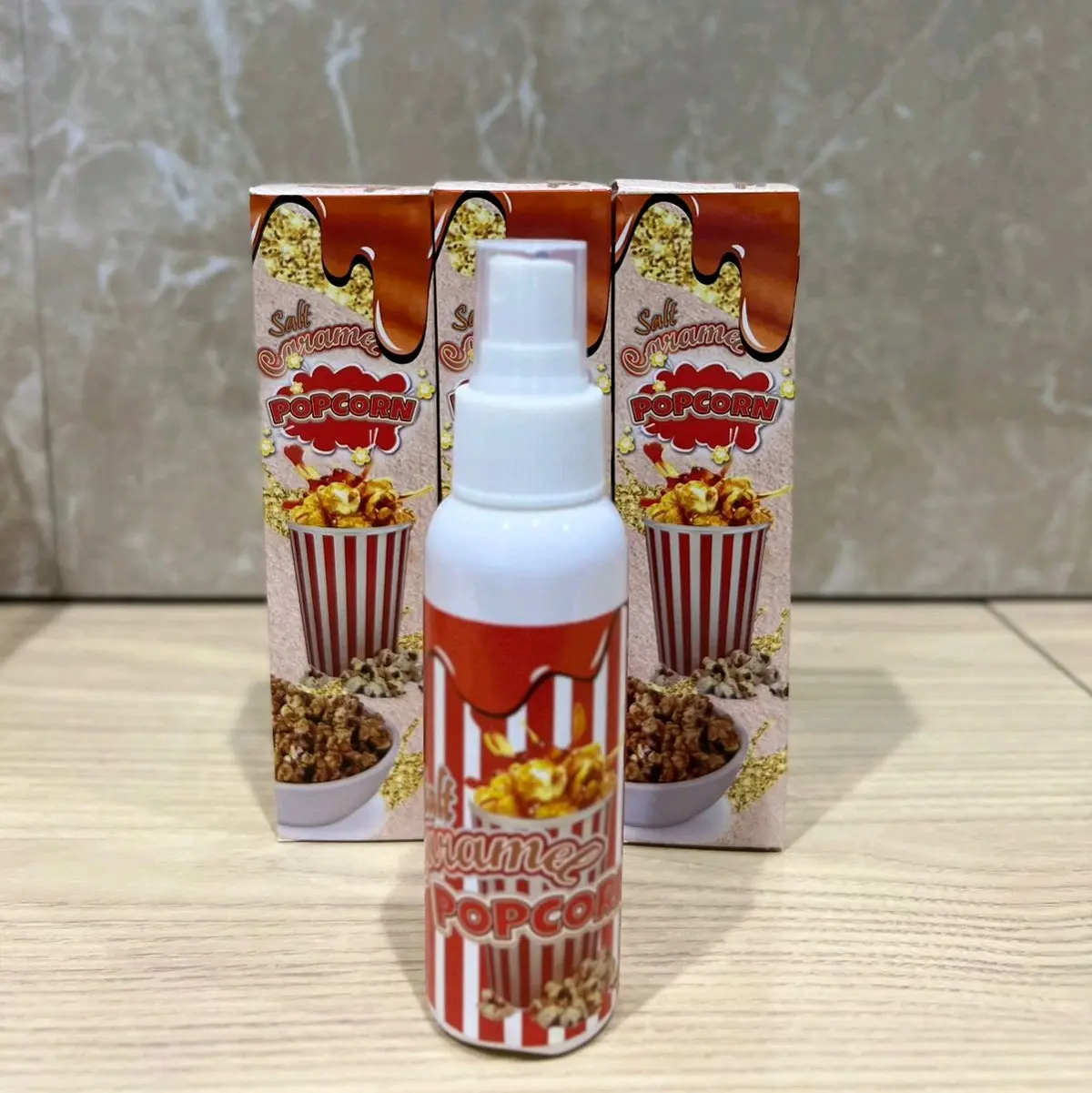 PROMO BELI 1 DAPAT 1 Parfum Body Mist Popcorn 100ml Premium / Parfum Popcorn Caramel 100ml Best Seller / Parfum Popcorn Wangi Tahan Lama Laki-laki Perempuan Uniseks Perfume Salt Wanginya