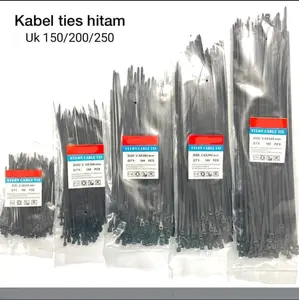 Kabel Ties / Kabel Tis Hitam Nylon 10/15/20/25/30 cm