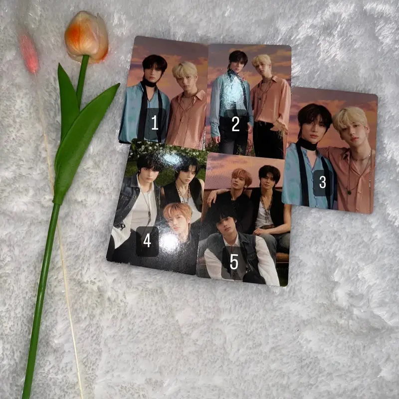 Official mini photocard txt act : sweet mirage world tour soobin unit group tomorrow by together 1