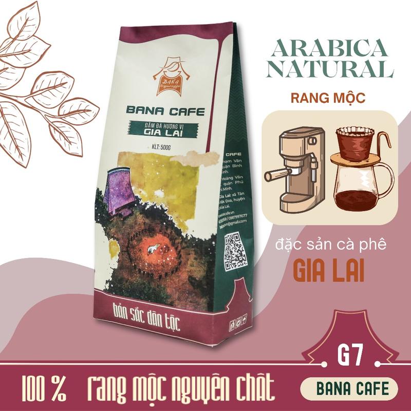 Cà phê Bana Cofe G7 | Cafe rang mộc nguyên chất 100% Arabica Natural (Pha phin/ Pha máy/ Nguyên hạt) Coffee 0