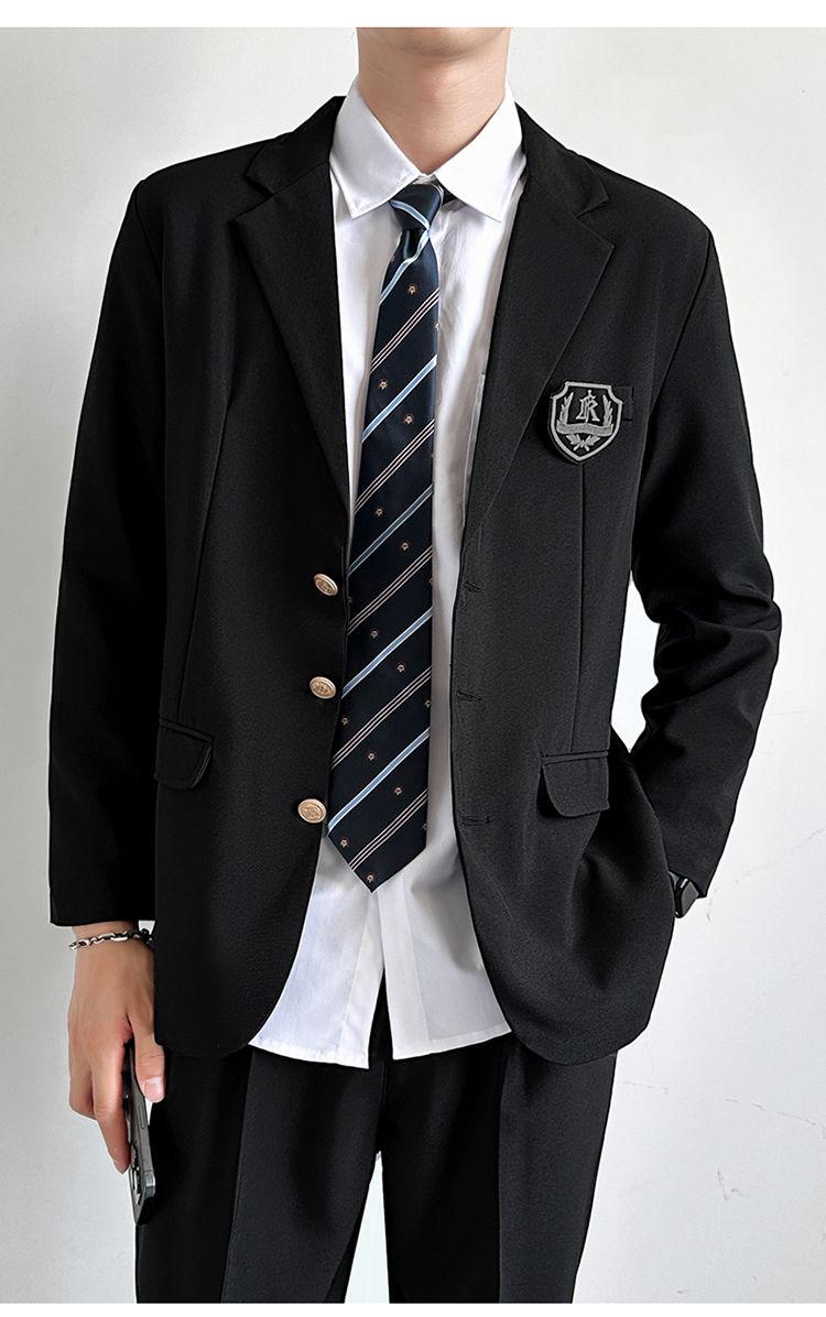 Product Introduction of Trendy Japanese Schoolboy Blazer Set - Stylish DK Uniform Suit for Men, Vintage Campus Style Jacket & Pants (1855+ Reviews) 17