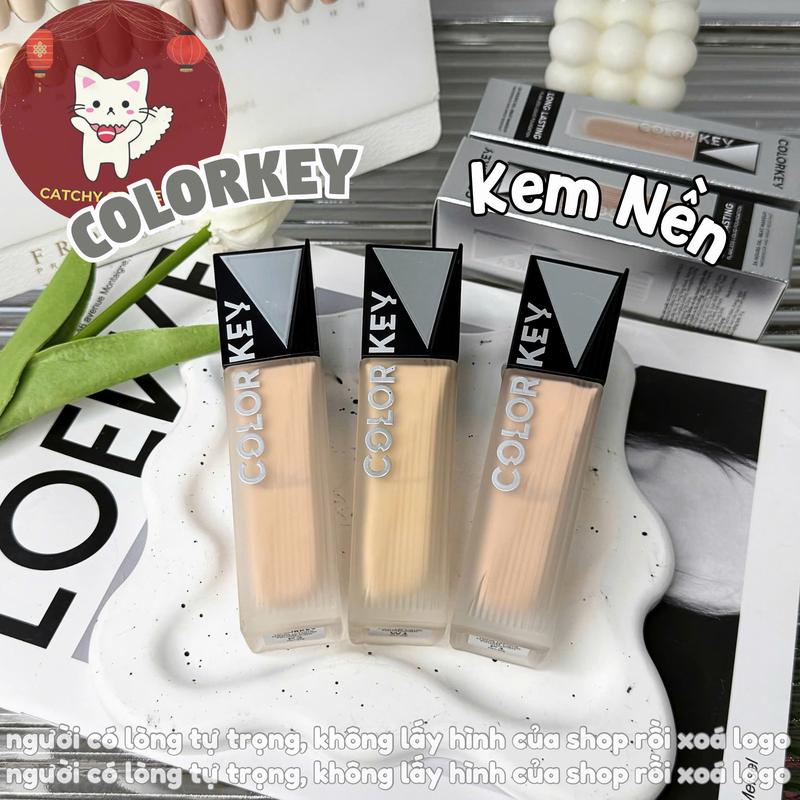   COLORKEY  Kem Nền COLORKEY Dạng Lỏng Dành Cho Da Dầu Long Lasting Flawless Liquid Foundation 30g 