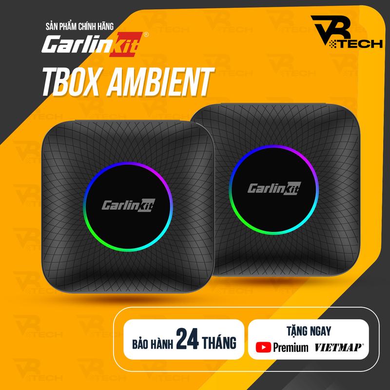 Bộ Carplay Android Box Carlinkit Tbox Ambient 2025 Chính Hãng Tặng Vietmap S2 dành cho ô tô Android 13 Qualcomm 6225