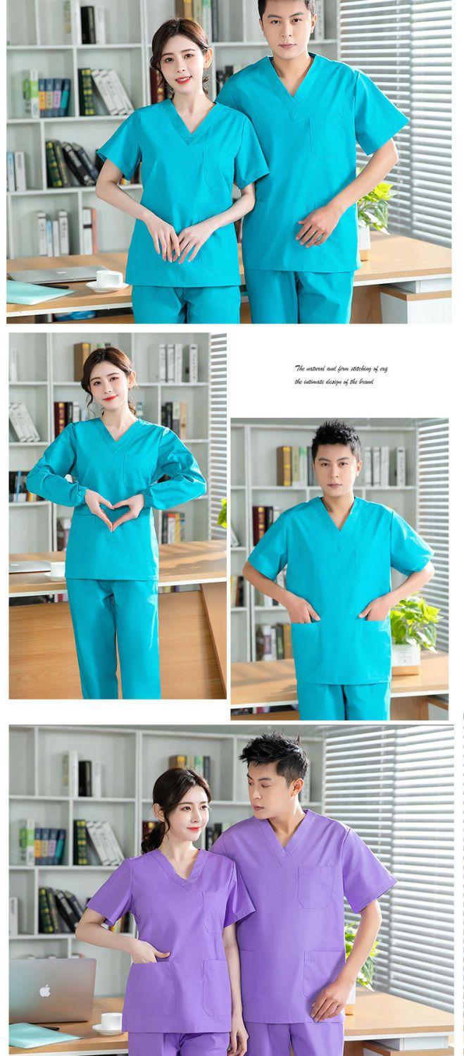 Product Introduction of Nursing Uniforms, Babysitter Uniforms, Short Sleeve, Women, Surgery Gowns, Beauty Salon, Doctor, Work Uniforms, Men, Surgery Room, Scrub Uniforms, Long Sleeve Sets 13