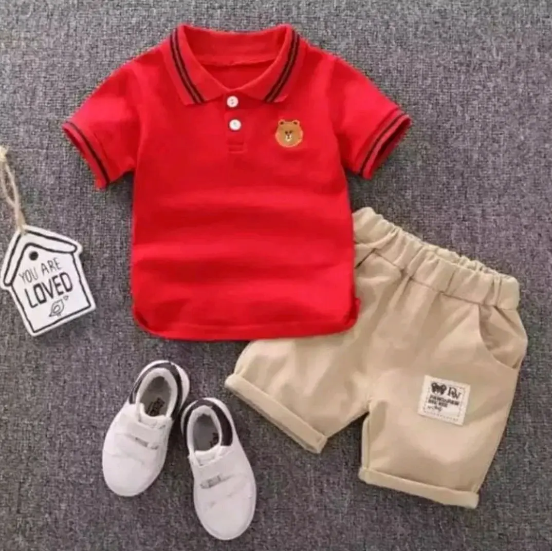 POLO BEAR MERAH
