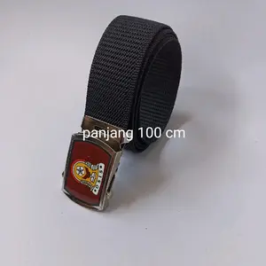 ikat pinggang  anak sekolah SMA/SD/pramuka  kanvas 3,3 cm model rol
