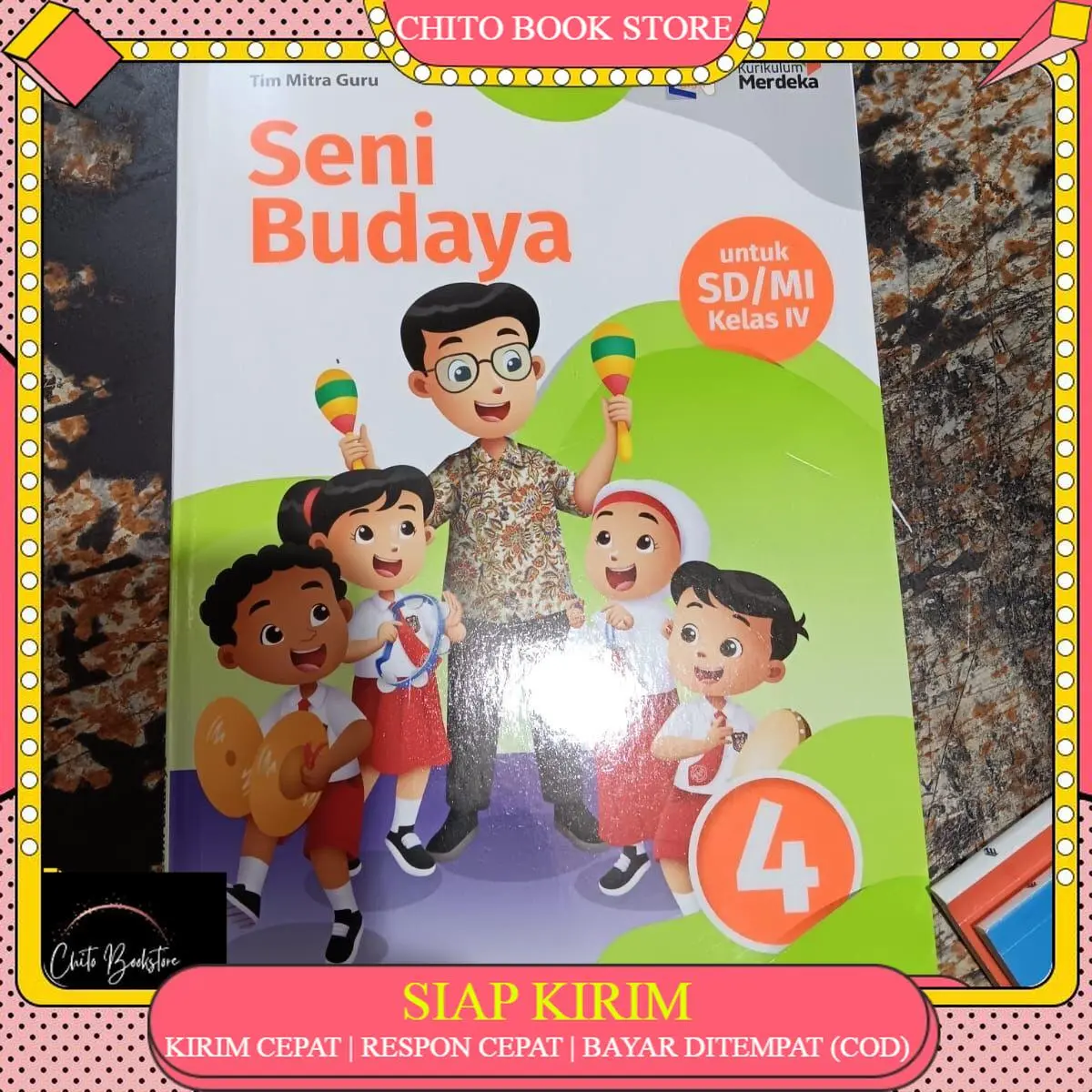 Buku Seni Budaya 4 untuk SD/MI Kelas IV (4) Kurikulum Merdeka