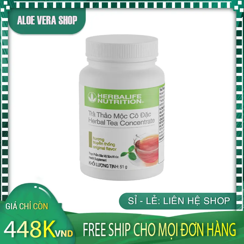 TP BVSK Trà Thảo Mộc Cô Đặc – Hương Truyền Thống Herbalife 51g AloeVeraShop