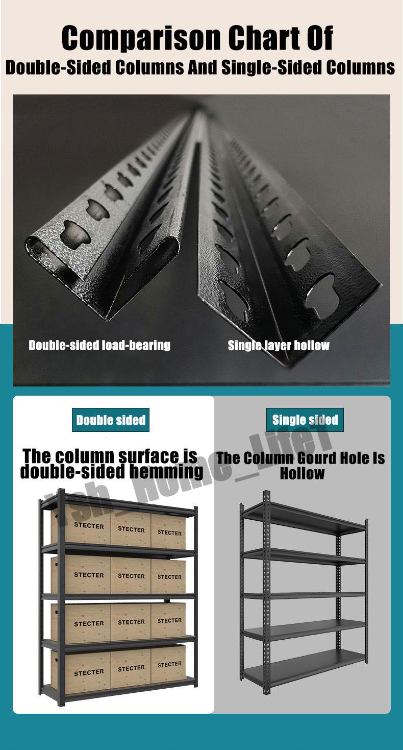 Product Introduction of CAIXUJI Heavy Duty Rack Bomb Storeroom Kitchen Storage Shelf Organiser Warehouse Boltless Shelf Metal Shelf Rack Shelving 31